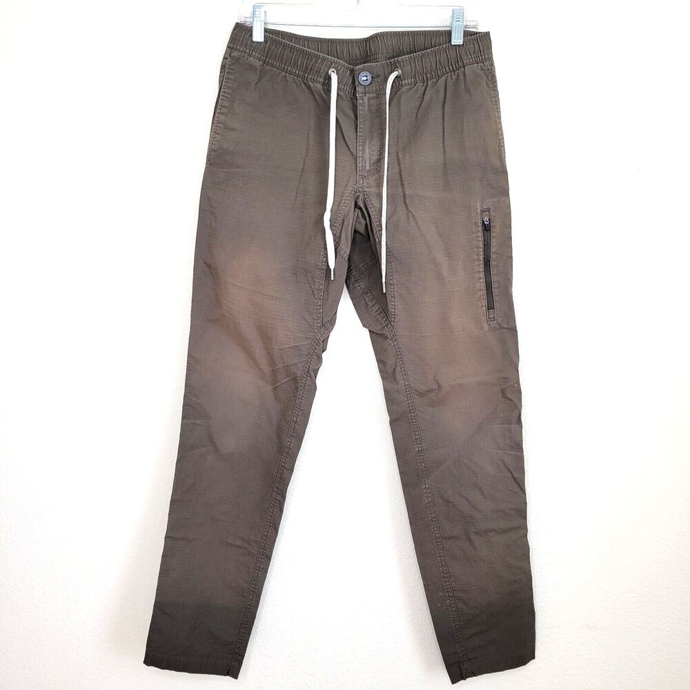 Vuori Ripstop Climber Pants Men's Size Medium Brown Hiking Comfort Outdoors Camp